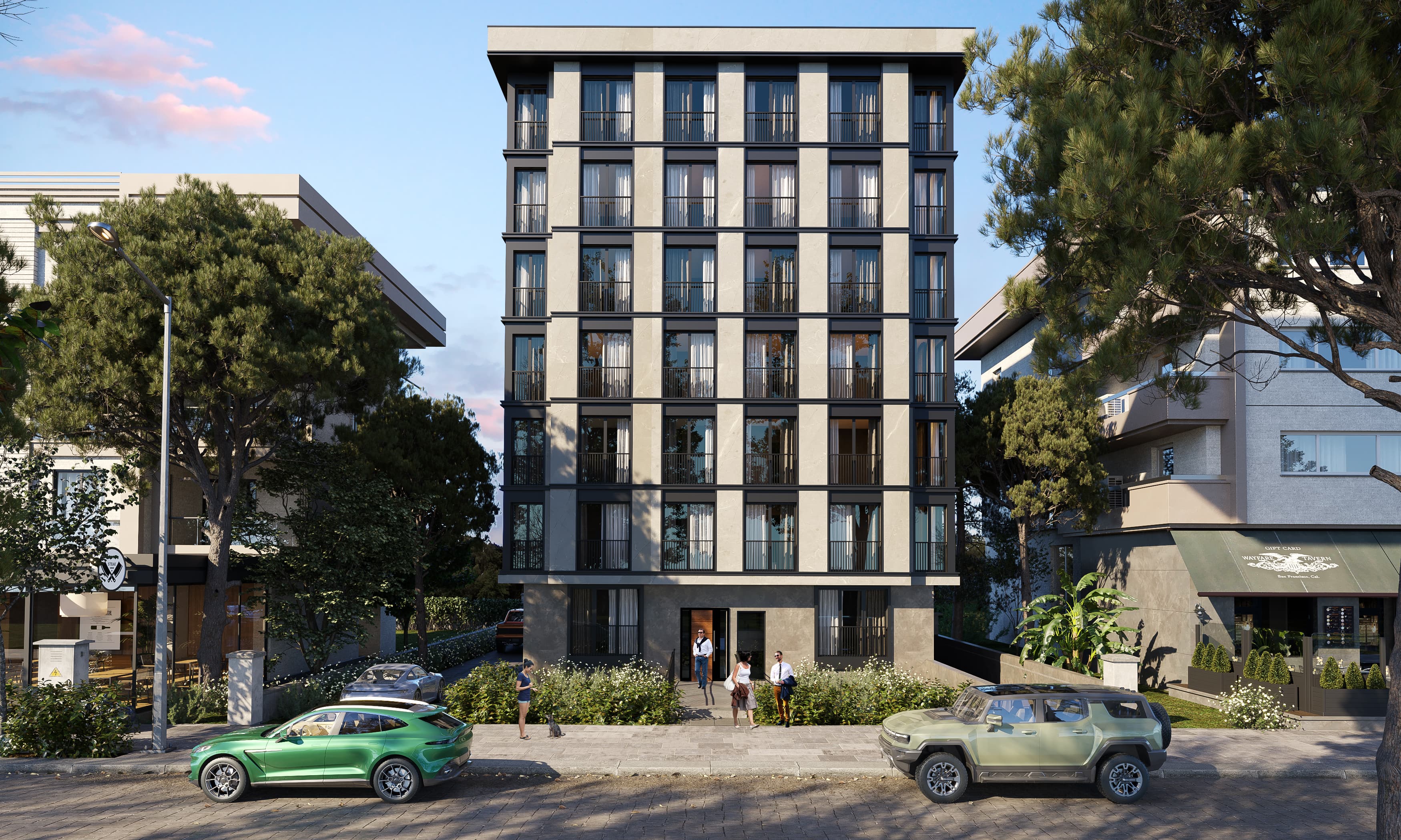 Dostlar Apartmanı — Dış Cephe · Cephe 1